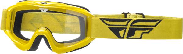 FLY RACING - 2018 FOCUS GOGGLE YELLOW W/CLEAR LENS - Image 1