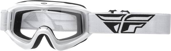 FLY RACING - 2018 FOCUS GOGGLE WHITE W/CLEAR LENS - Image 1