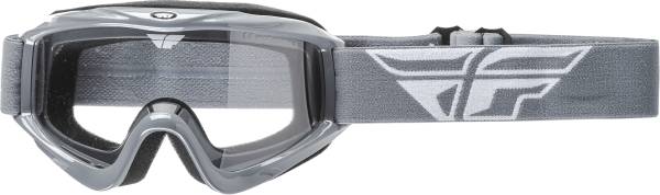 FLY RACING - 2018 FOCUS GOGGLE GREY W/CLEAR LENS - Image 1