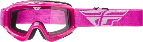 FLY RACING - 2018 FOCUS GOGGLE PINK W/CLEAR LENS - Image 1