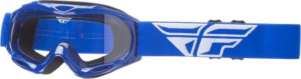 FLY RACING - 2018 FOCUS YOUTH GOGGLE BLUE W/CLEAR LENS - Image 1