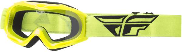 FLY RACING - 2018 FOCUS YOUTH GOGGLE HIVIS W/CLEAR LENS - Image 1