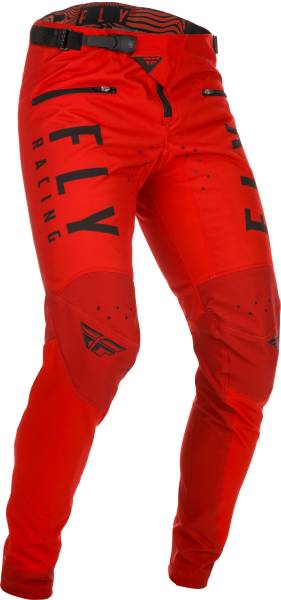 FLY RACING - YOUTH KINETIC BICYCLE PANTS RED SZ 18 - Image 1