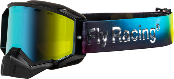 FLY RACING - ZONE ELITE SNOW GOGGLE LEGACY W/ AMBER MIRROR/PLRZD SMK LENS - Image 1