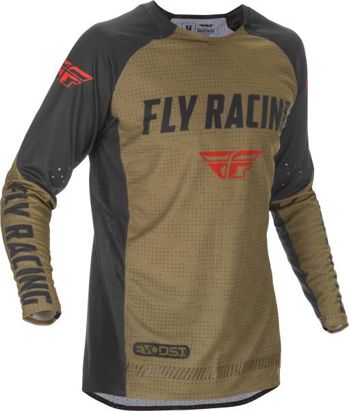 FLY RACING - EVOLUTION DST JERSEY KHAKI/BLACK/RED 2X - Image 1