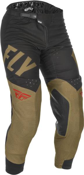 FLY RACING - EVOLUTION DST PANTS KHAKI/BLACK/RED SZ 28 - Image 1