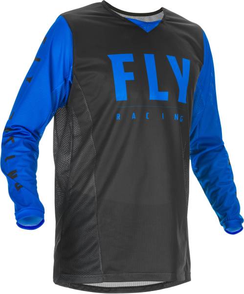 FLY RACING - KINETIC MESH JERSEY BLACK/BLUE MD - Image 1