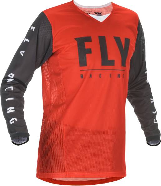 FLY RACING - KINETIC MESH JERSEY RED/BLACK LG - Image 1