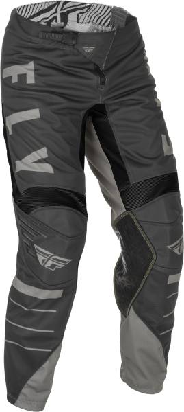 FLY RACING - YOUTH KINETIC MESH PANTS LIGHT GREY/DARK GREY SZ 22 - Image 1