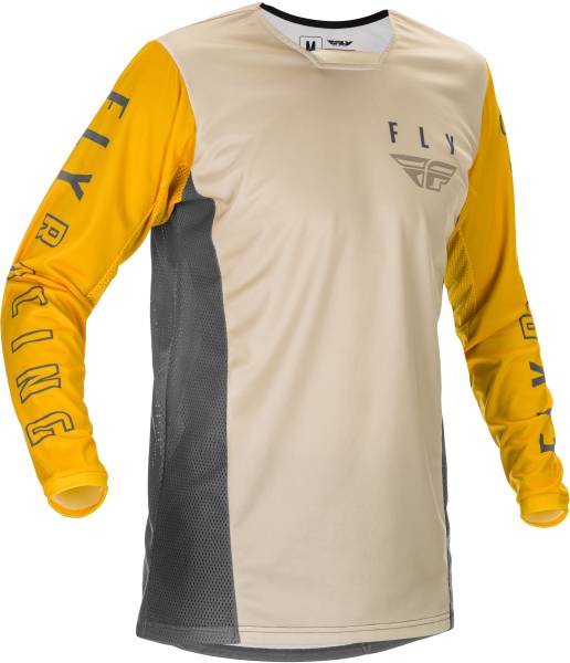 FLY RACING - KINETIC K121 JERSEY MUSTARD/STONE/GREY 2X - Image 1