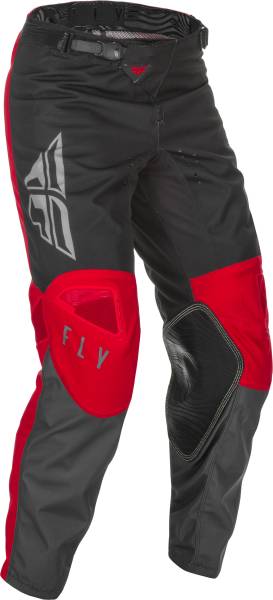 FLY RACING - YOUTH KINETIC K121 PANTS RED/GREY/BLACK SZ 18 - Image 1