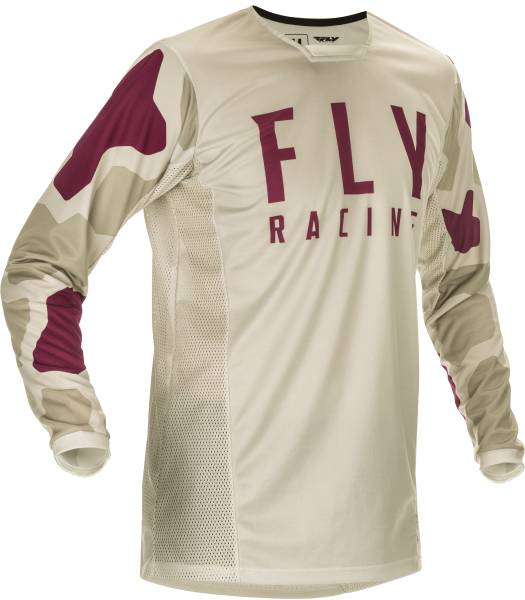 FLY RACING - KINETIC K221 JERSEY STONE/BERRY 2X - Image 1