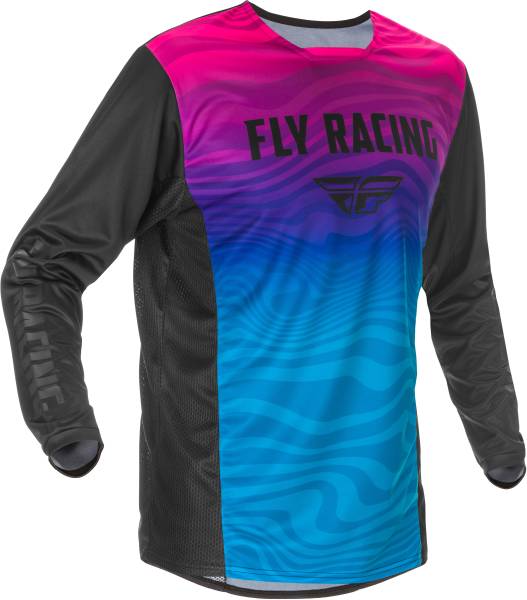 FLY RACING - KINETIC S.E. JERSEY BLACK/PINK/BLUE 2X - Image 1