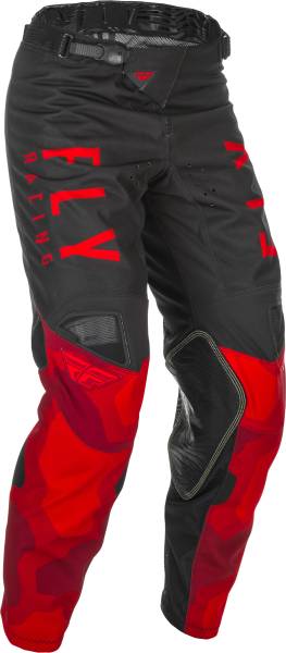 FLY RACING - YOUTH KINETIC K221 PANTS RED/BLACK SZ 18 - Image 1