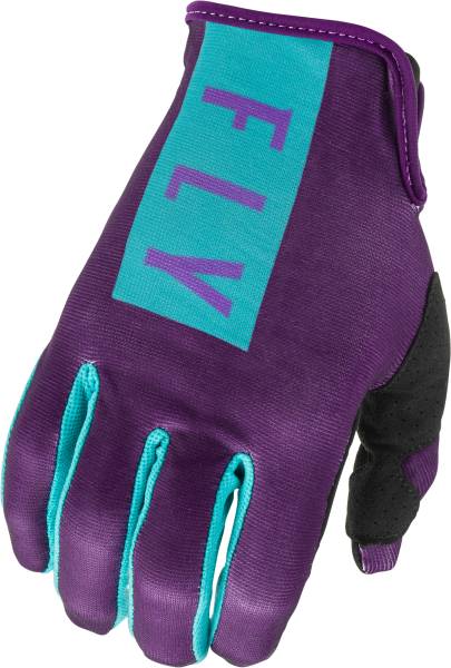 FLY RACING - WOMEN'S LITE GLOVES PURPLE/BLUE SZ 04 - Image 1