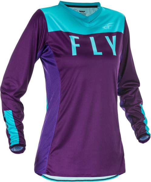 FLY RACING - WOMEN'S LITE JERSEY PURPLE/BLUE MD - Image 1