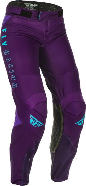 FLY RACING - WOMEN'S LITE PANTS PURPLE/BLUE SZ 0/02 - Image 1