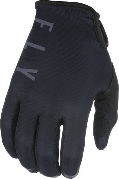 FLY RACING - YOUTH LITE GLOVES BLACK/GREY SZ 04 - Image 1