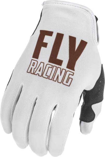 FLY RACING - YOUTH LITE L.E. GLOVES WHITE/COPPER SZ 04 - Image 1