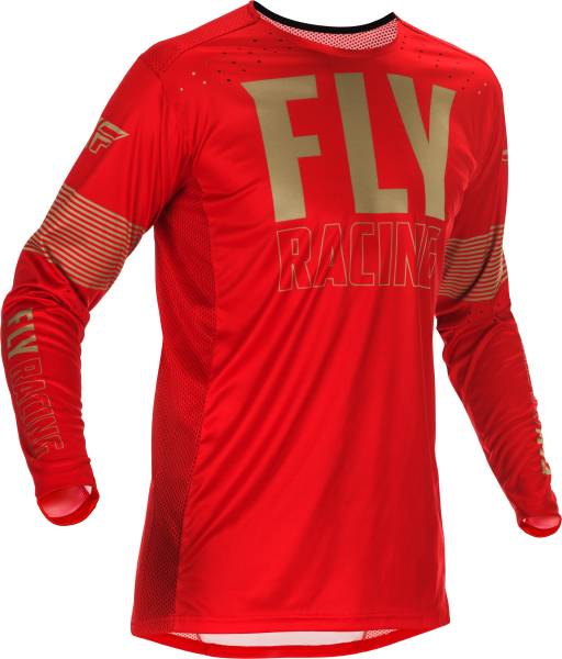 FLY RACING - LITE JERSEY RED/KHAKI 2X - Image 1