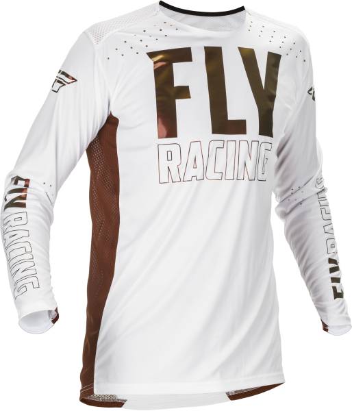 FLY RACING - LITE L.E. JERSEY WHITE/COPPER 2X - Image 1