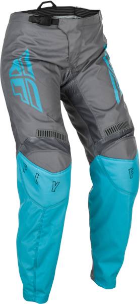 FLY RACING - YOUTH F-16 PANTS GREY/BLUE SZ 20 - Image 1