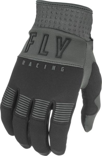 FLY RACING - YOUTH F-16 GLOVES BLACK/GREY SZ 01 - Image 1