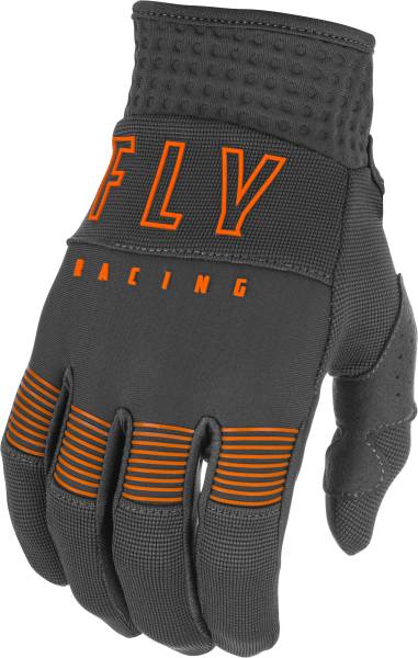 FLY RACING - YOUTH F-16 GLOVES GREY/ORANGE SZ 01 - Image 1