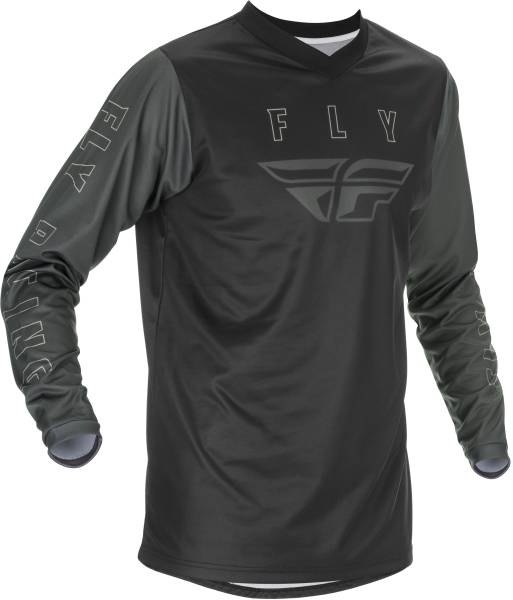 FLY RACING - F-16 JERSEY BLACK/GREY 2X - Image 1