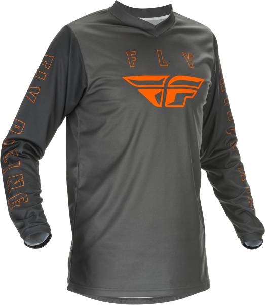 FLY RACING - F-16 JERSEY GREY/ORANGE 2X - Image 1