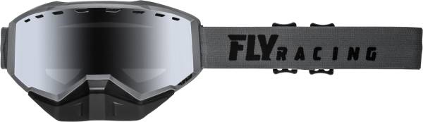 FLY RACING - FOCUS SNOW GOGGLE GREY W/SILVER MIRROR SMOKE LENS - Image 1