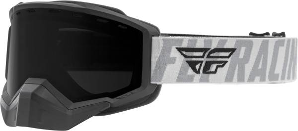 FLY RACING - FOCUS SNOW GOGGLE BLACK/GREY W/ DARK SMOKE LENS - Image 1