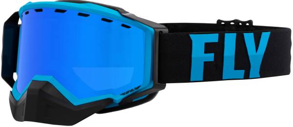 FLY RACING - ZONE SNOW GOGGLE BLUE/BLACK W/ SKY BLUE MIRROR/BLUE LENS - Image 1