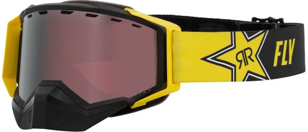 FLY RACING - ZONE SNOW GOGGLE ROCKSTAR W/ SILVER MIRROR/ROSE LENS - Image 1