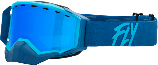 FLY RACING - ZONE SNOW GOGGLE BLU/LIGHT BLU W/ SKY BLUE MIRROR/BLUE LENS - Image 1