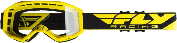 FLY RACING - FOCUS GOGGLE YELLOW W/CLEAR LENS - Image 1