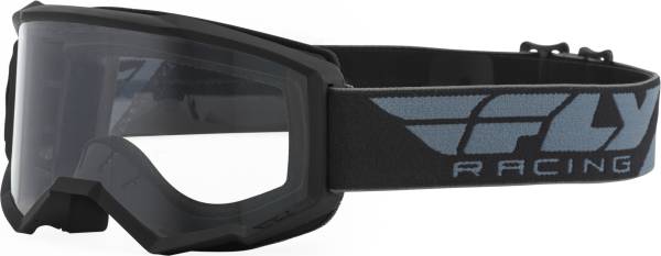 FLY RACING - FOCUS GOGGLE BLACK W/CLEAR LENS - Image 1