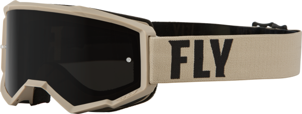 FLY RACING - FOCUS SAND GOGGLE KHAKI/BROWN W/ DARK SMOKE LENS - Image 1