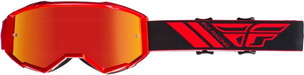 FLY RACING - ZONE GOGGLE RED W/RED MIRROR LENS W/POST - Image 1