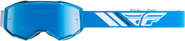 FLY RACING - ZONE GOGGLE BLUE W/SKY BLUE MIRROR LENS W/POST - Image 1