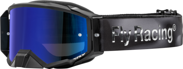 FLY RACING - ZONE ELITE LEGACY GOGGLE BLK/GRY CAMO W/ MIR/SMK LENS - Image 1