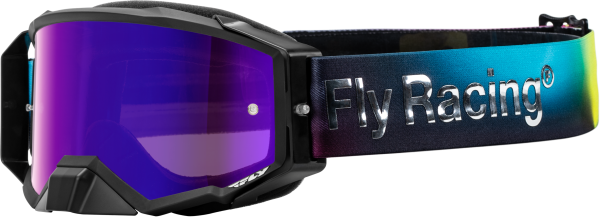 FLY RACING - ZONE ELITE LEGACY GOGGLE FUSCHIA/ELEC BLU/HI-VIS W LENS - Image 1