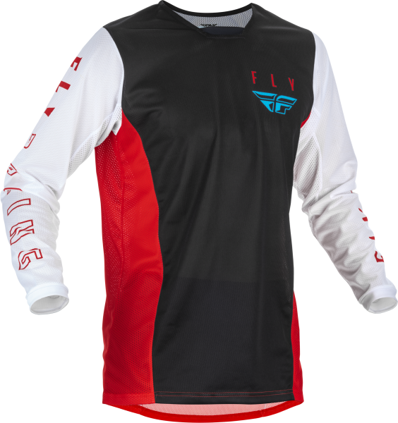 FLY RACING - KINETIC MESH JERSEY RED/WHITE/BLUE 2X - Image 1