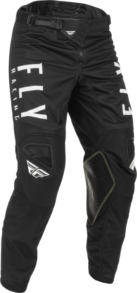 FLY RACING - KINETIC MESH PANTS BLACK/WHITE SZ 28 - Image 1