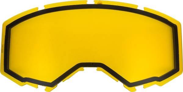 FLY RACING - DUAL LENS W/O VENTS ADULT YELLOW - Image 1