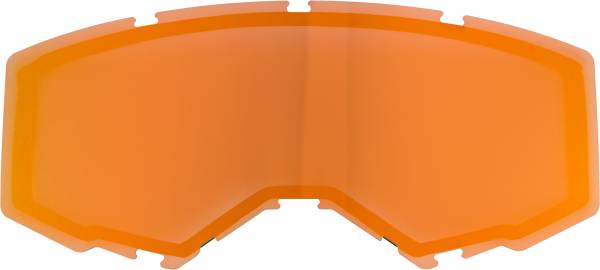 FLY RACING - DUAL LENS W/O VENTS ADULT POLARIZED ORANGE MIRROR/SMOKE - Image 1