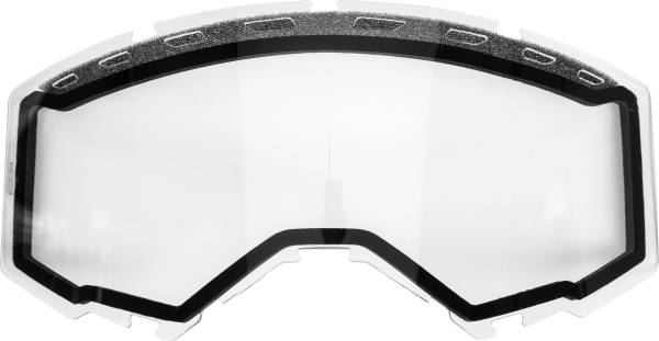 FLY RACING - DUAL LENS WITH VENTS ADULT CLEAR - Image 1