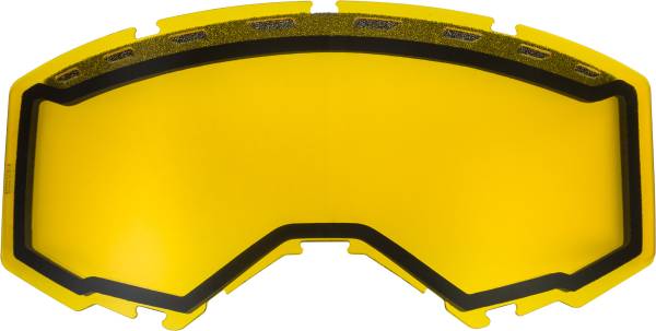 FLY RACING - DUAL LENS WITH VENTS ADULT YELLOW - Image 1