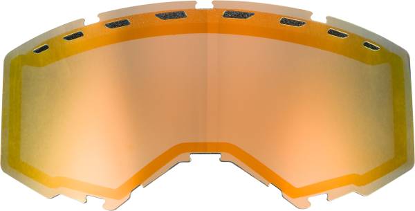 FLY RACING - DUAL LENS WITH VENTS ADULT ORANGE MIRROR/SMOKE - Image 1