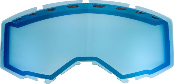 FLY RACING - DUAL LENS WITH VENTS ADULT SKY BLUE MIRROR/BLUE LENS - Image 1